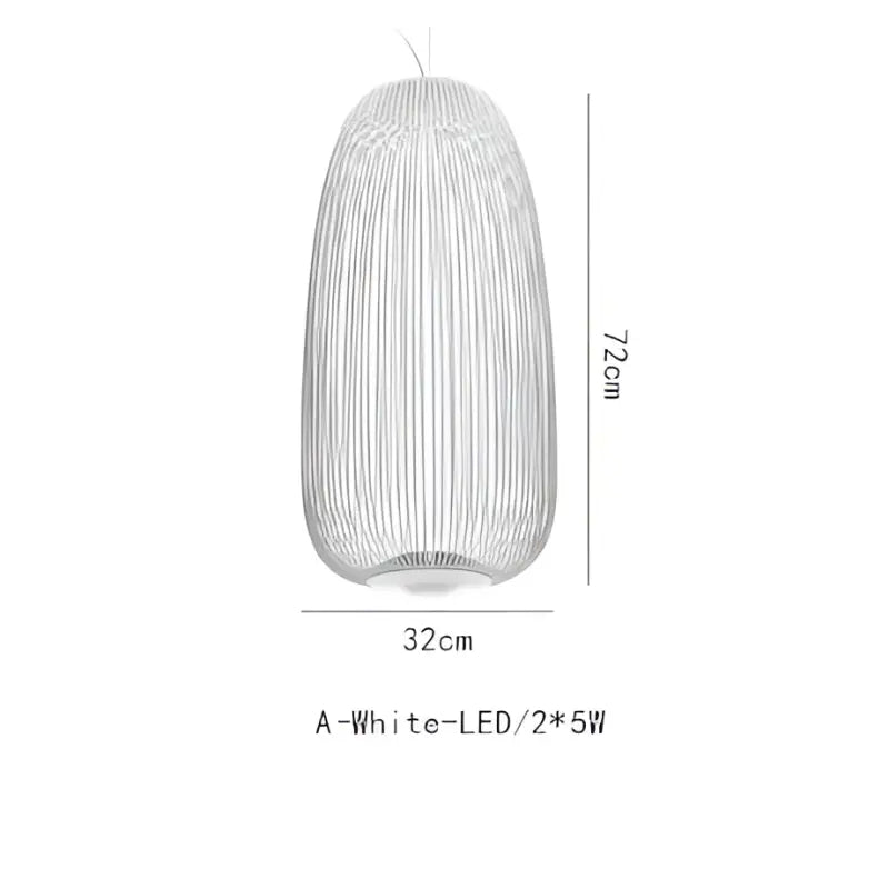 Suspension métal noir ou blanc contemporain décor chic