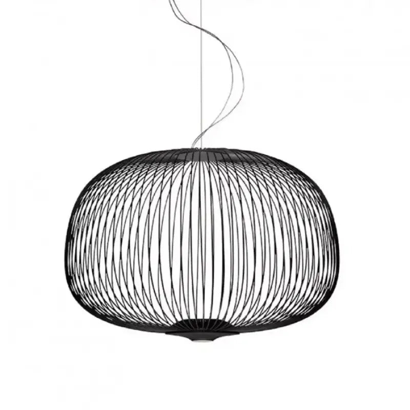 Suspension métal noir ou blanc contemporain décor chic