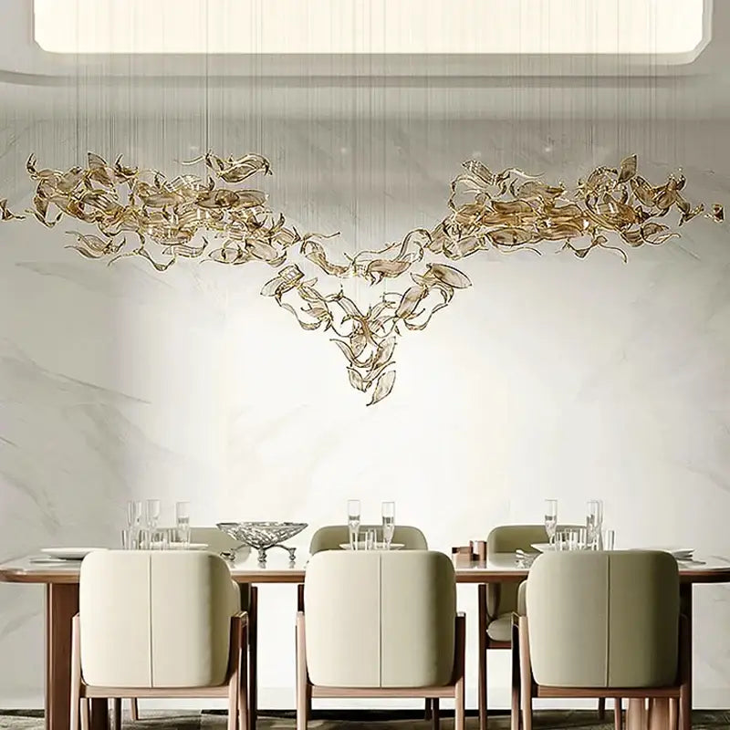 Suspension moderne inspiration nature luxueuse