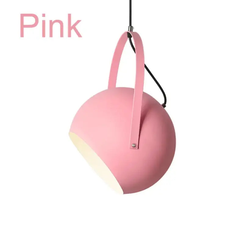 Suspension moderne métal coloré style industriel élégant