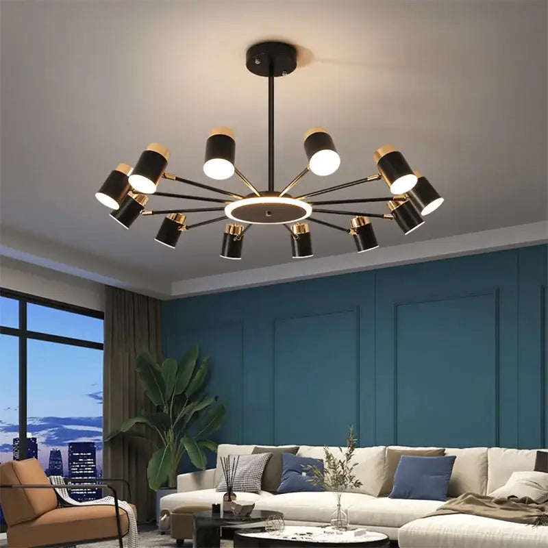 Nordic chandelier Living room lustre simple modern restaurant bedroom led lamps indoor lighting decoration Dining table