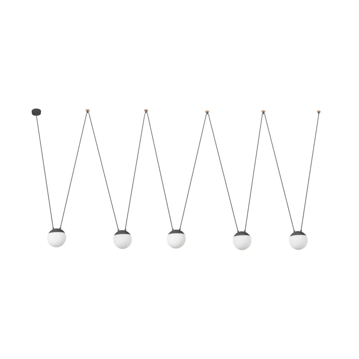 Suspension Mine Space 5L polycarbonate gris foncé de Faro Barcelona