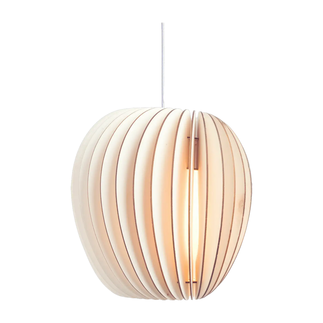 Suspension Pirum en lamelles de bois de peuplier