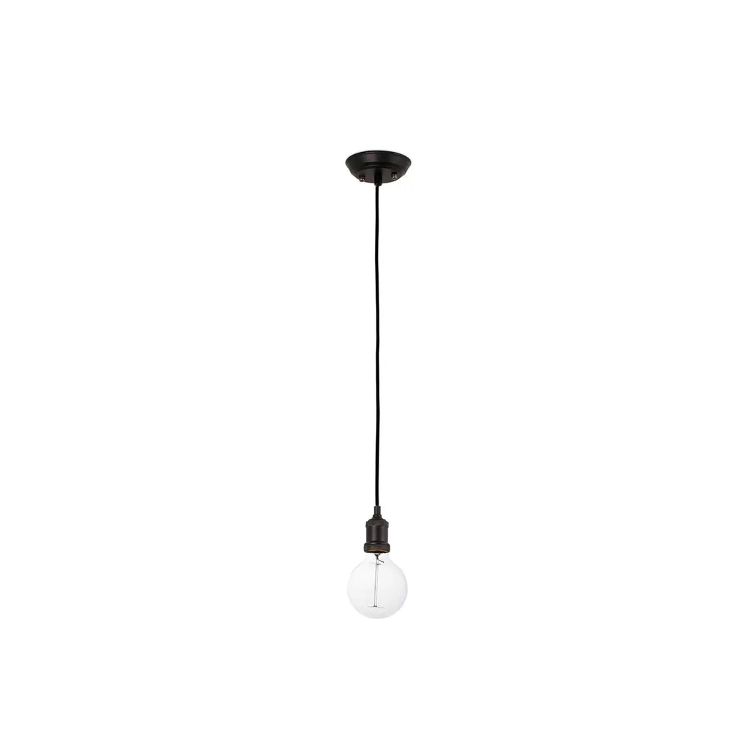 Suspension porte-ampoule Art noire de Faro Barcelona