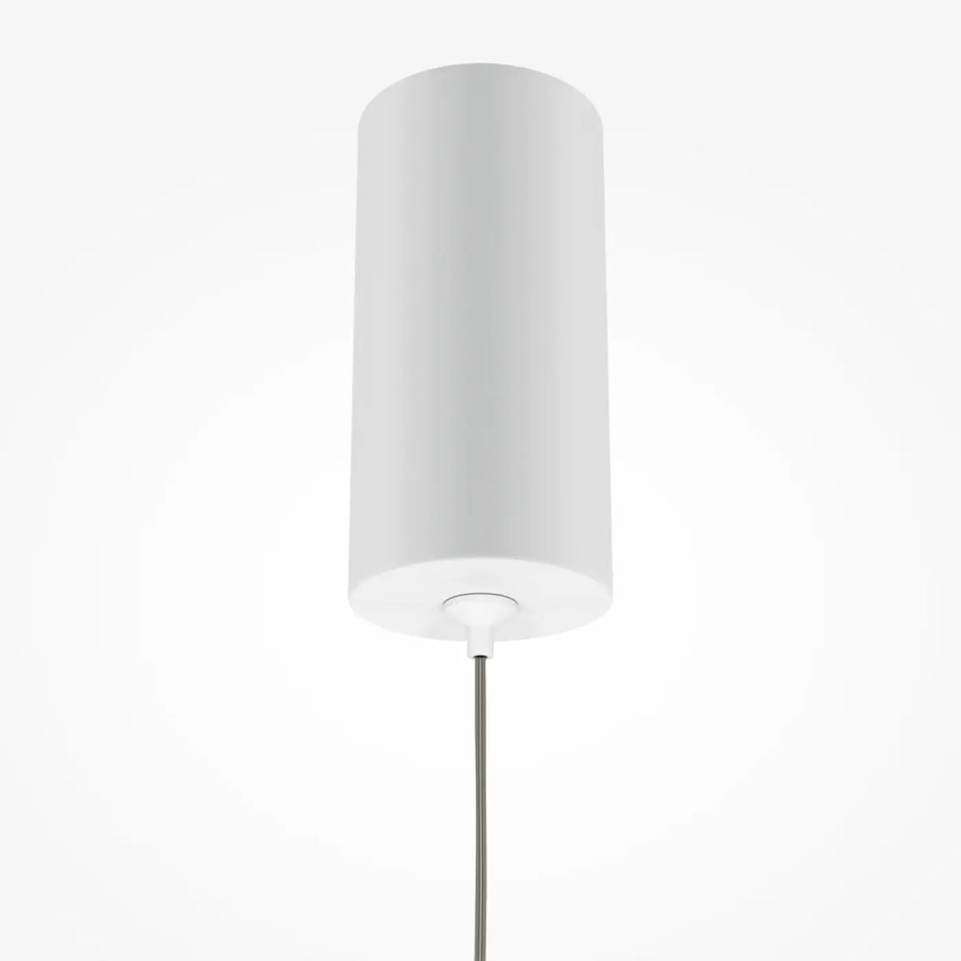 Suspension pro shade blanc cylindre en suspension luminaire pro shade avec finition mate minimaliste
