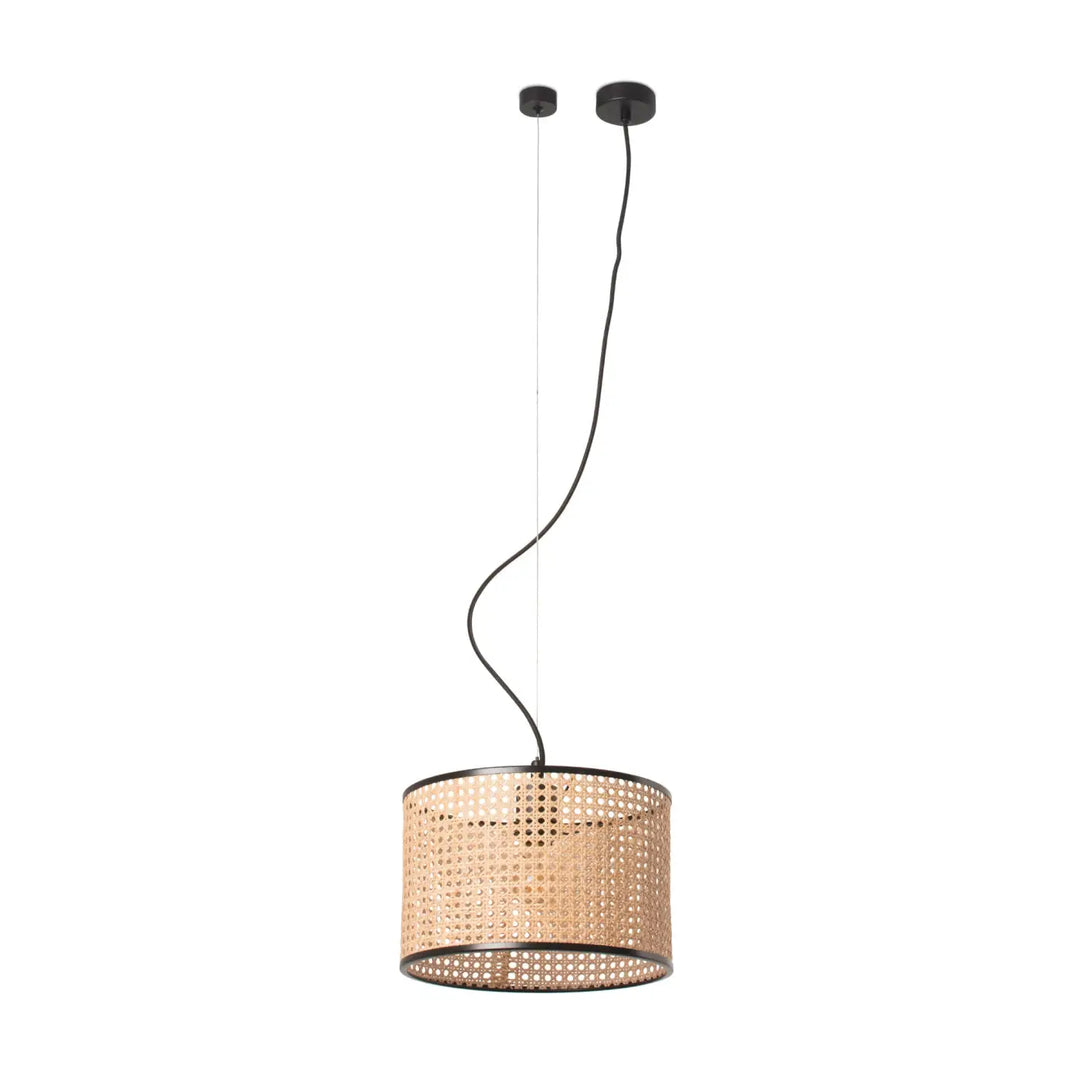 Suspension Mambo Ø 32 cm en rotin de Faro Barcelona