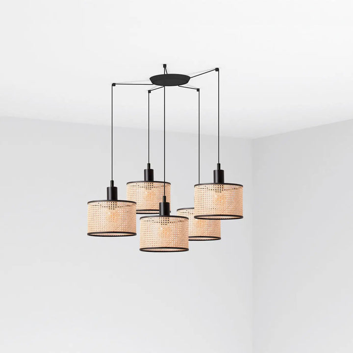 Suspension Mambo 5 lumières Ø 21 cm
