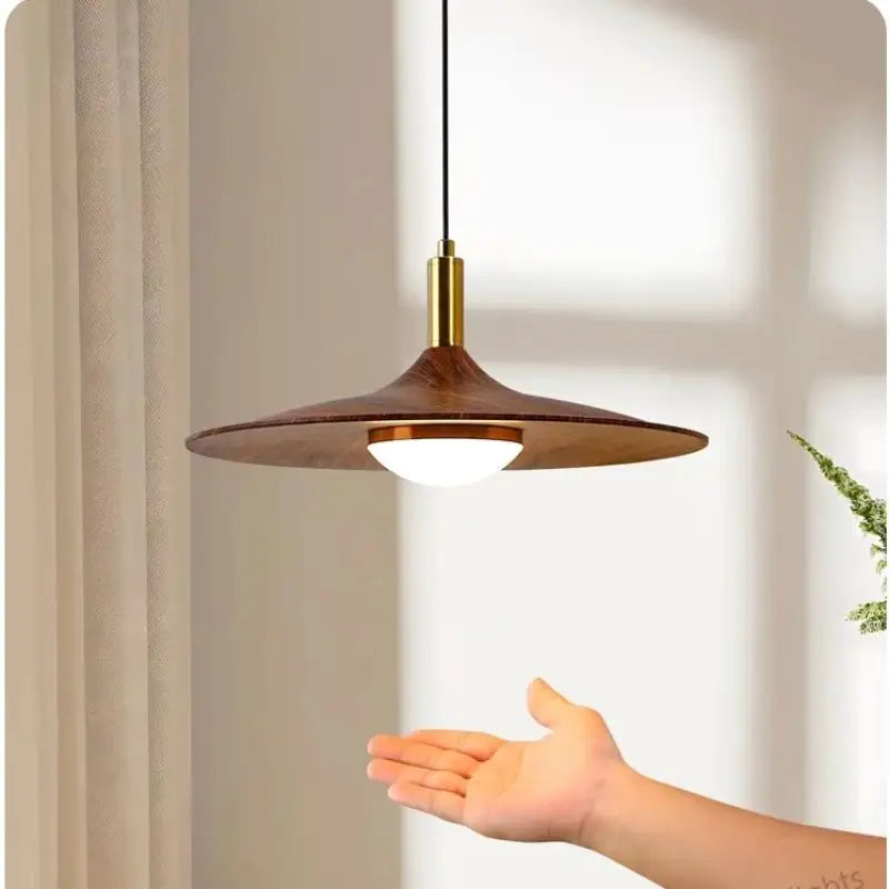 Suspension scandinave acrylique et métal style nordique