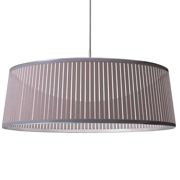 Suspension Solis Drum argent, 91,5 cm de diamètre