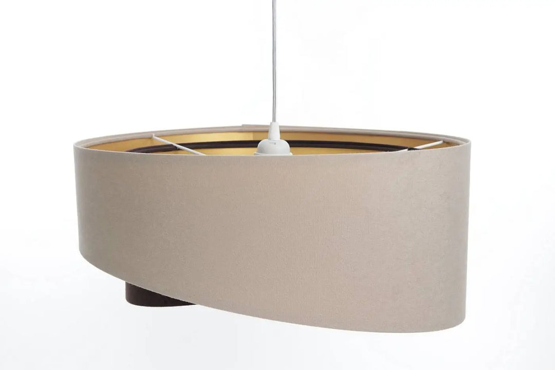 Suspension Luminaire | AURIC (Beige/Marron)