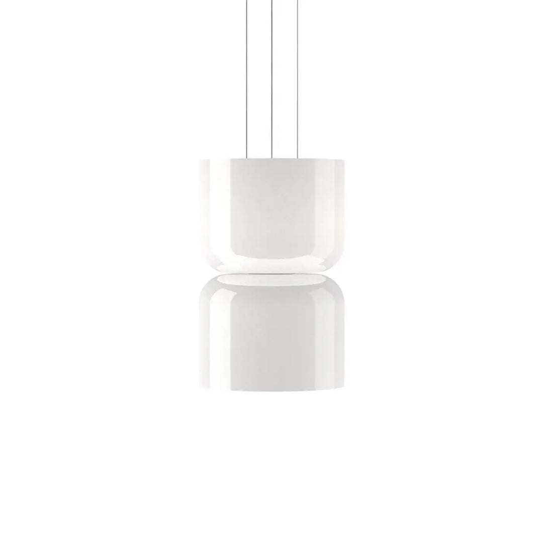 Suspension Totem Pablo Designs en verre opale soufflé, vue 5