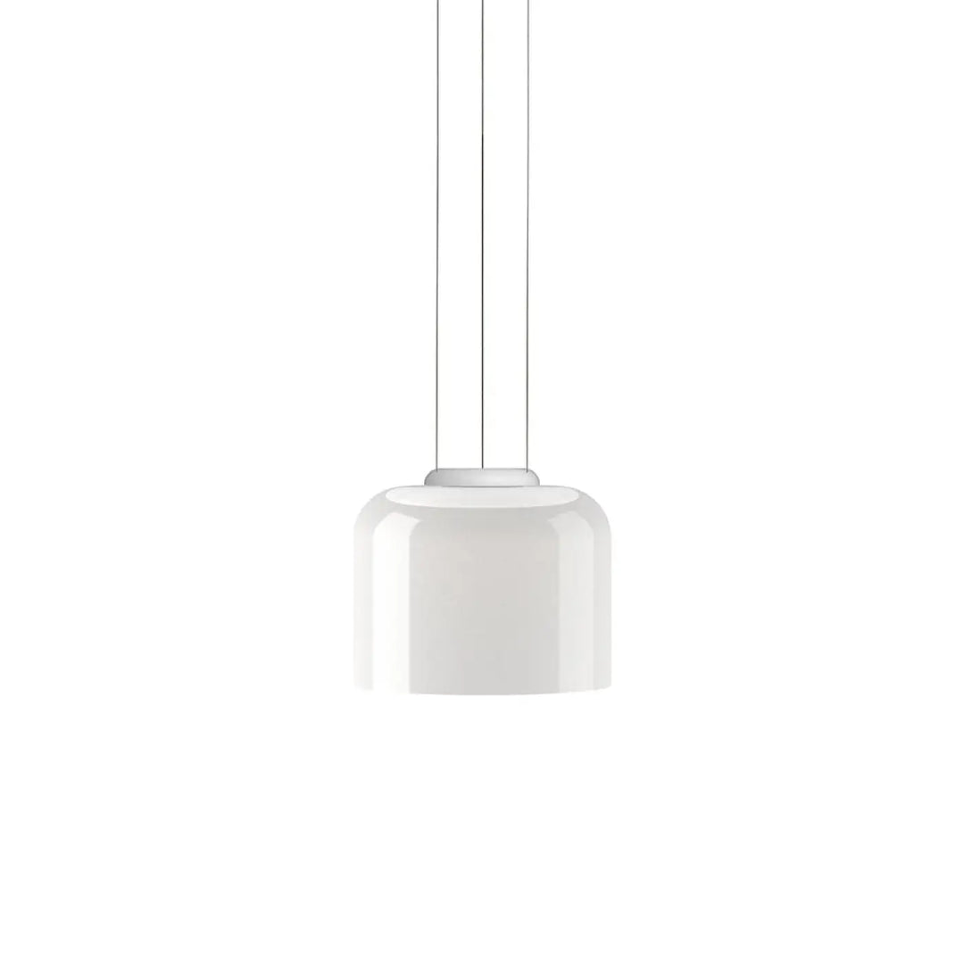 Suspension Totem Pablo Designs en verre opale soufflé, vue 4