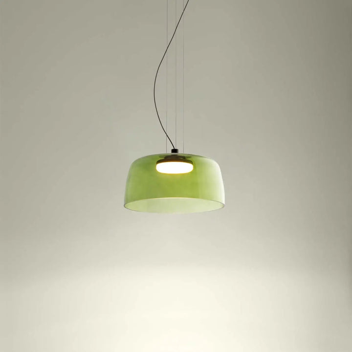 Suspension Levels 1 en verre vert teinté #couleur_vert