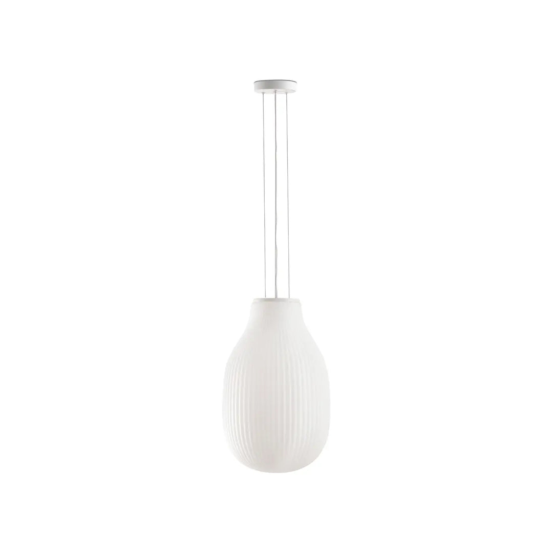 Suspension Isabelle 31 cm en verre opale de Faro Barcelona
