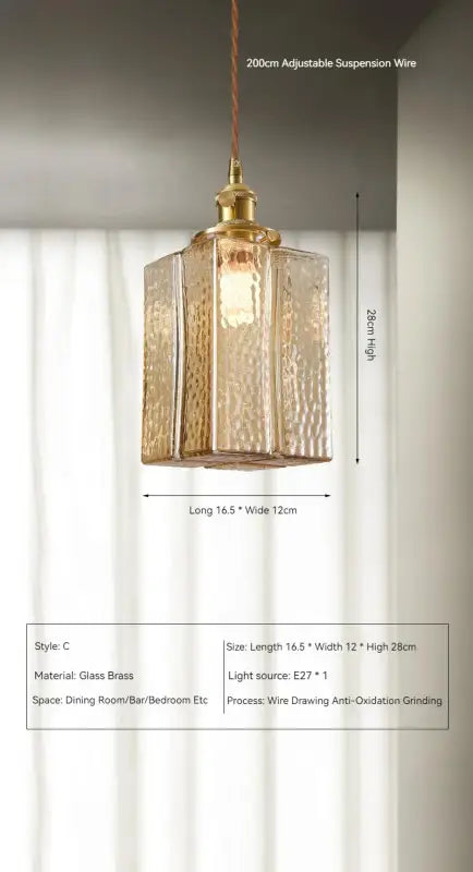 Suspension Vintage En Verre Et Laiton Pour Ambiance Douce

