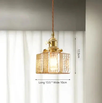 Suspension Vintage En Verre Et Laiton Pour Ambiance Douce

