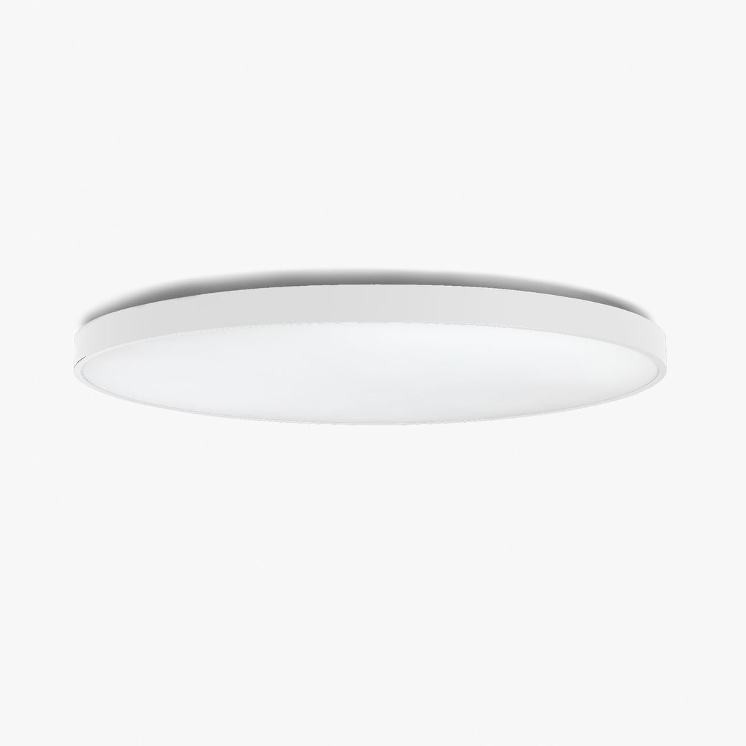 Plafonnier Domio Ø 100 cm blanc diffuseur prismatique de Faro Barcelona