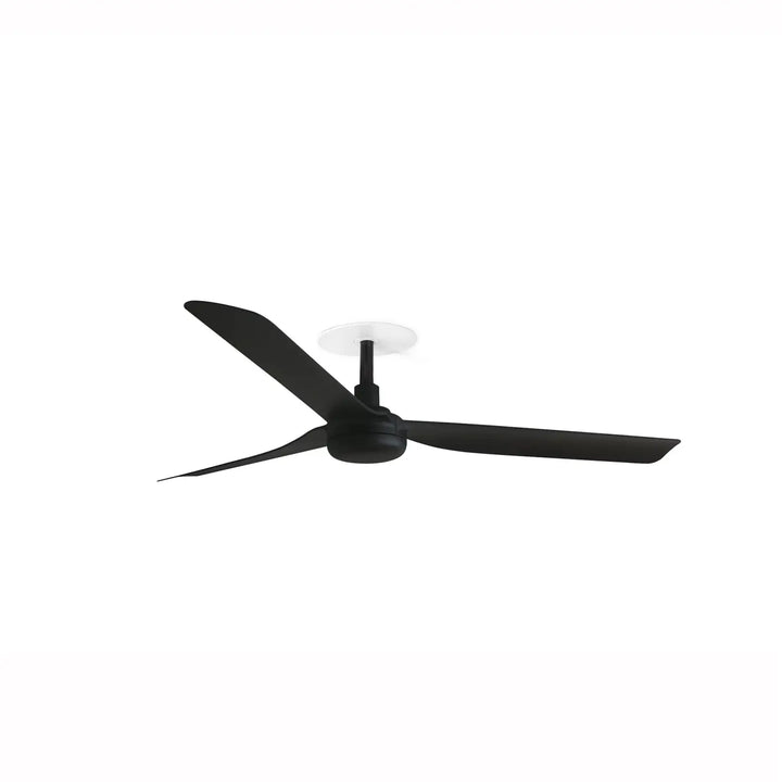 Ventilateur de plafond encastré Punt noir sans lumière