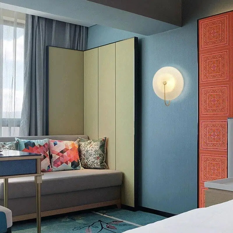 Verre Pour Applique Murale Design en Aluminium Noir