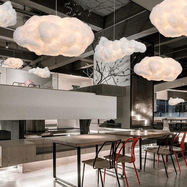 luminaire suspension nuage