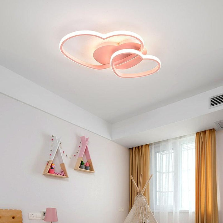 Luminaire Plafonnier Rose