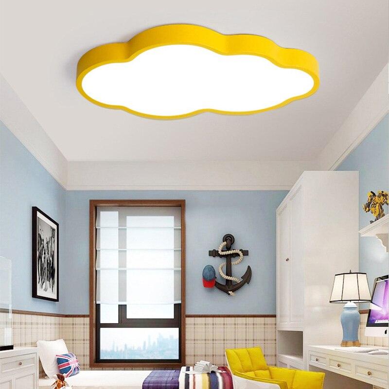 Plafonnier Nuage Led Jaune