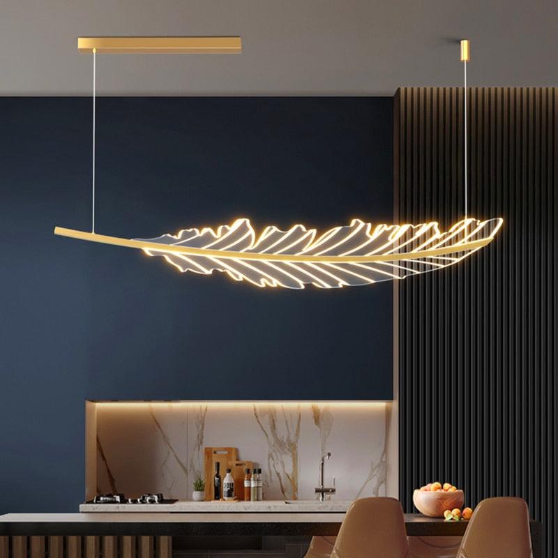 luminaire suspension plume