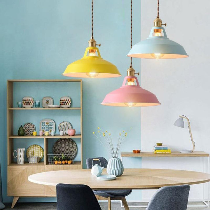 lampe-suspendue-colorée