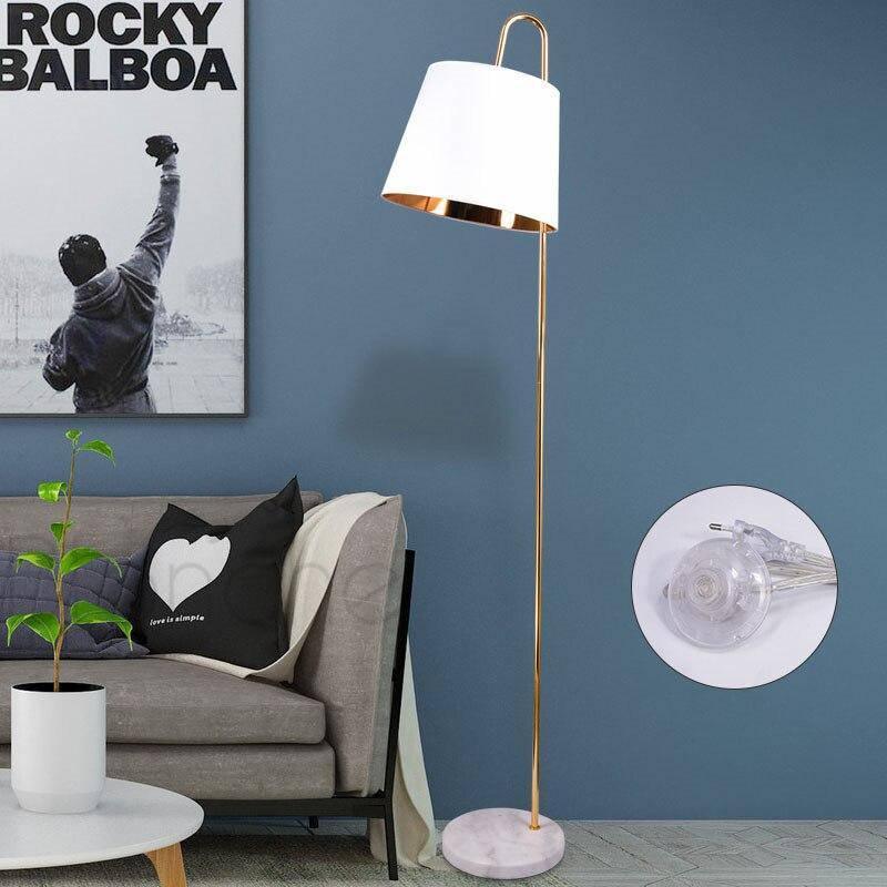 lampadaire blanc scandinave