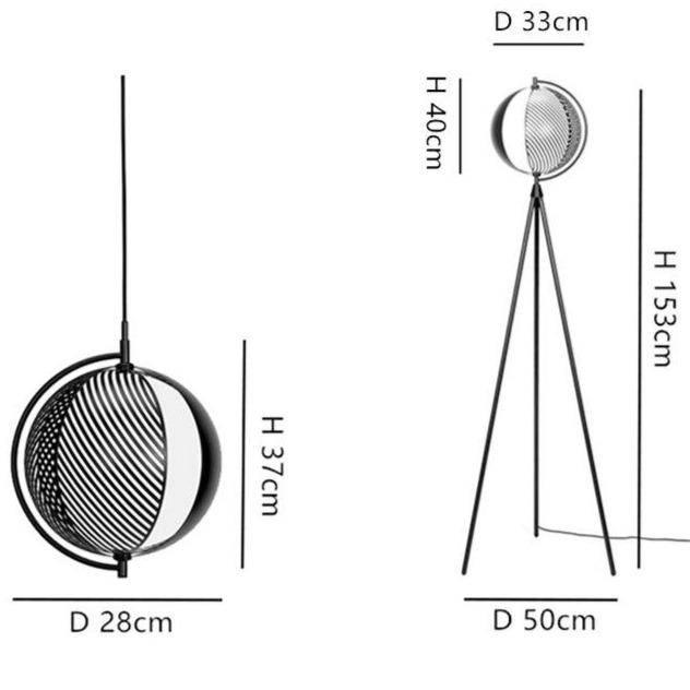 taille lampadaire