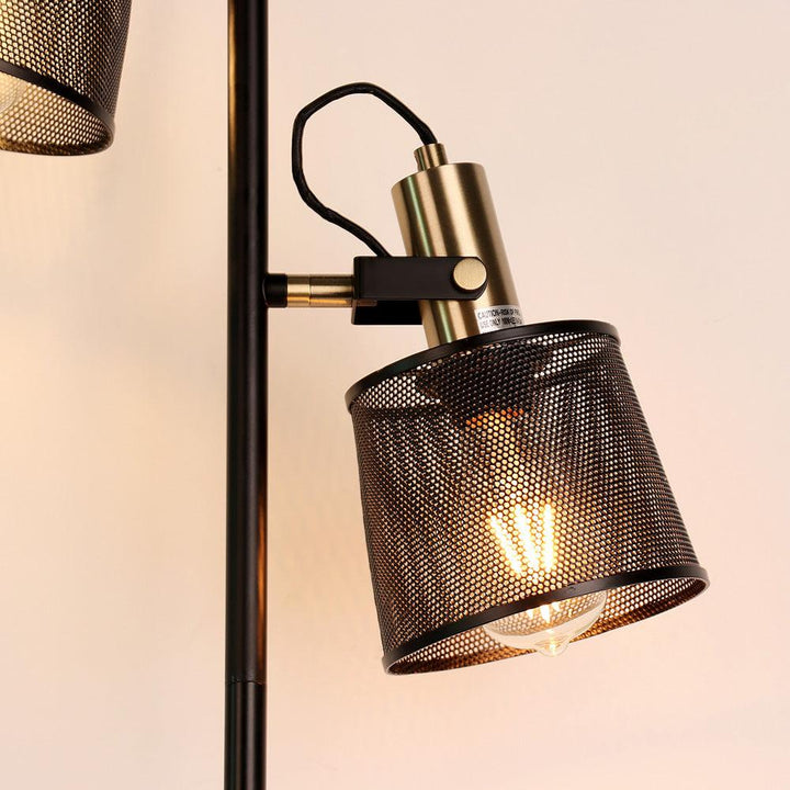 lampadaire moderne noir