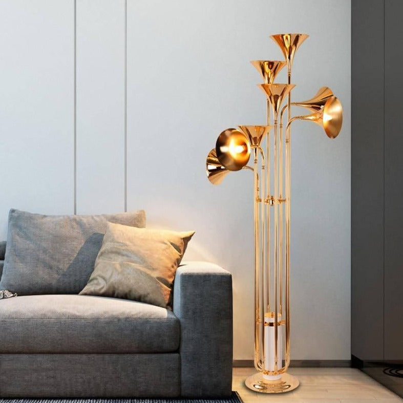 Lampadaire Bronze Doré 