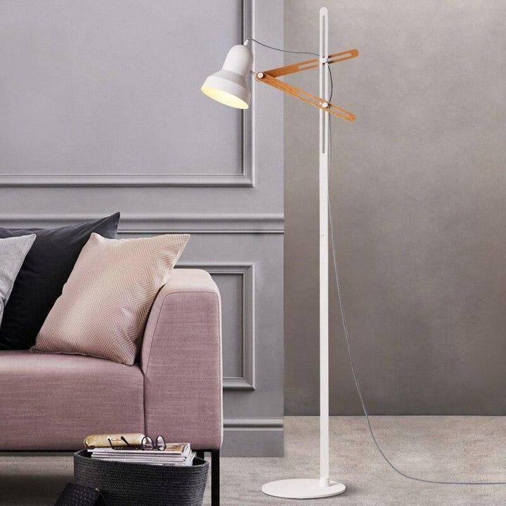 lampadaire moderne blanc