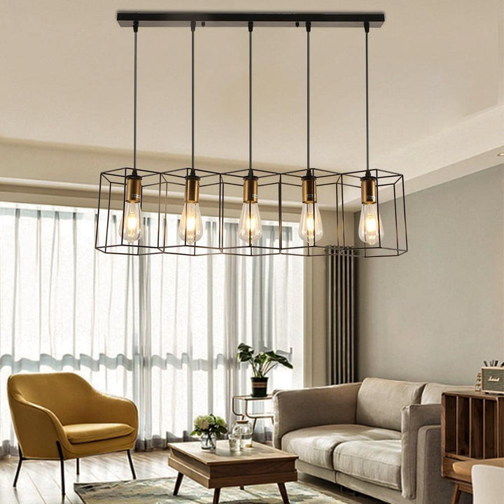 suspension-luminaire-industriel-salon